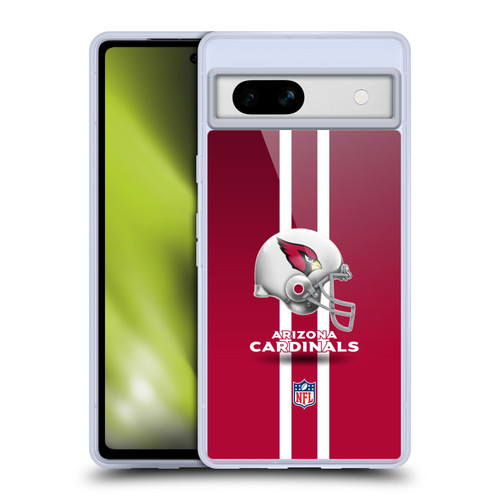 NFL Arizona Cardinals Logo Helmet Soft Gel Case for Google Pixel 7a
