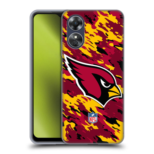 NFL Arizona Cardinals Logo Camou Soft Gel Case for OPPO A17