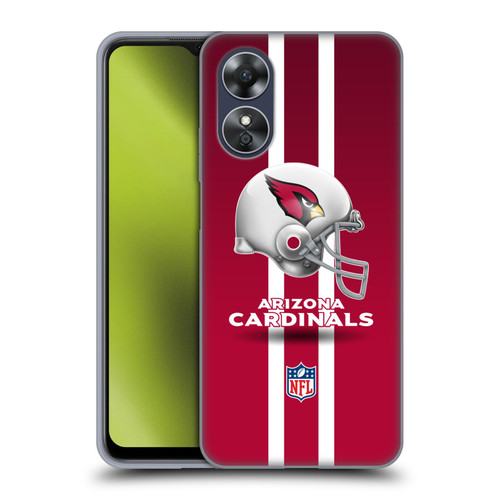 NFL Arizona Cardinals Logo Helmet Soft Gel Case for OPPO A17