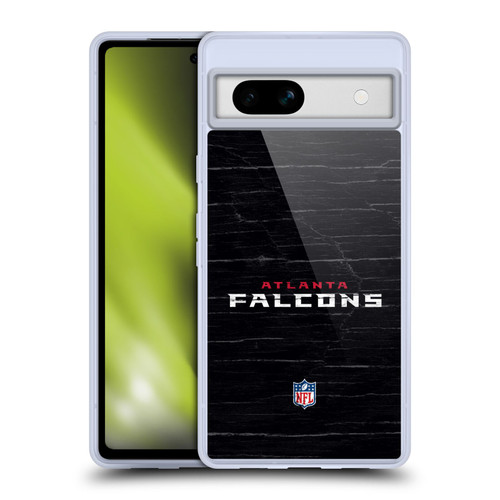 NFL Atlanta Falcons Logo Distressed Look Soft Gel Case for Google Pixel 7a