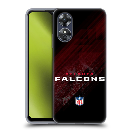 NFL Atlanta Falcons Logo Blur Soft Gel Case for OPPO A17