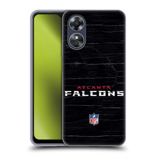 NFL Atlanta Falcons Logo Distressed Look Soft Gel Case for OPPO A17
