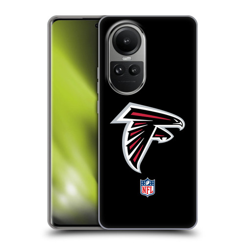 NFL Atlanta Falcons Logo Plain Soft Gel Case for OPPO Reno10 5G / Reno10 Pro 5G