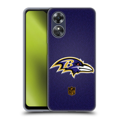 NFL Baltimore Ravens Logo Football Soft Gel Case for OPPO A17