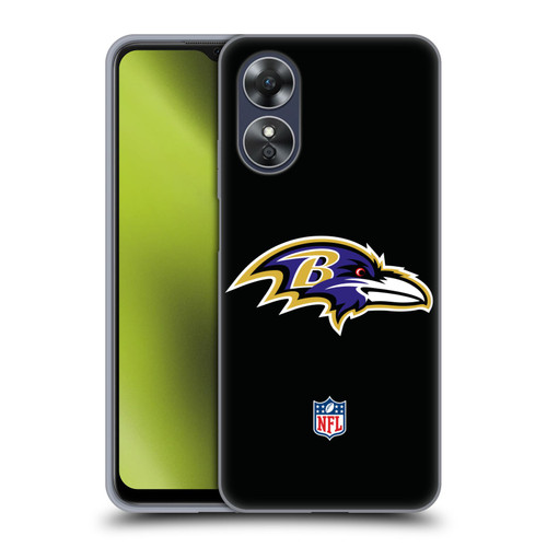 NFL Baltimore Ravens Logo Plain Soft Gel Case for OPPO A17