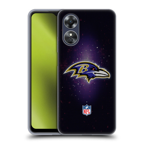 NFL Baltimore Ravens Artwork LED Soft Gel Case for OPPO A17