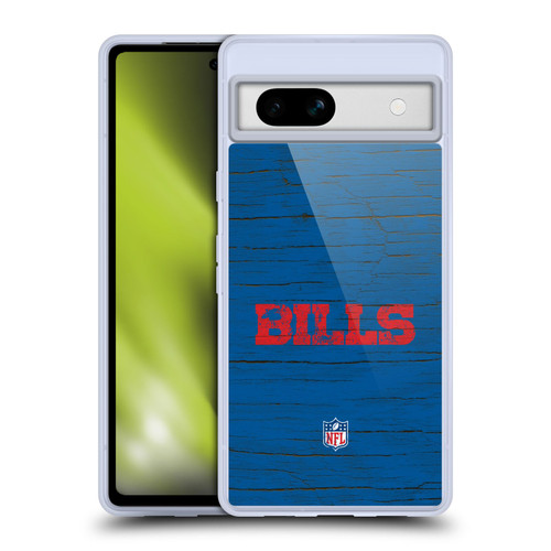 NFL Buffalo Bills Logo Distressed Look Soft Gel Case for Google Pixel 7a