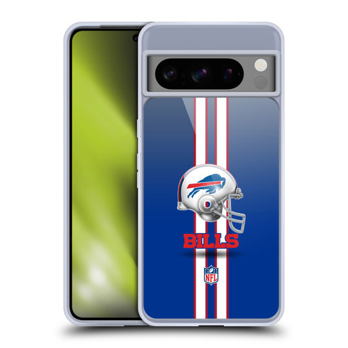 NFL Buffalo Bills Logo Helmet Soft Gel Case for Google Pixel 8 Pro
