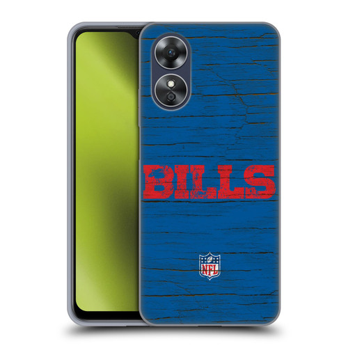NFL Buffalo Bills Logo Distressed Look Soft Gel Case for OPPO A17