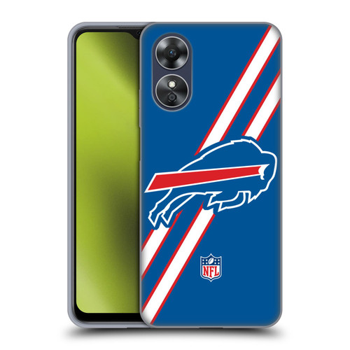 NFL Buffalo Bills Logo Stripes Soft Gel Case for OPPO A17