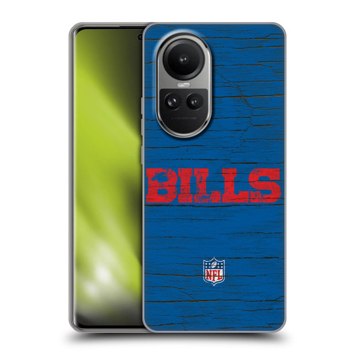 NFL Buffalo Bills Logo Distressed Look Soft Gel Case for OPPO Reno10 5G / Reno10 Pro 5G