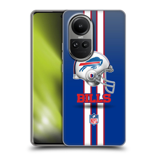 NFL Buffalo Bills Logo Helmet Soft Gel Case for OPPO Reno10 5G / Reno10 Pro 5G