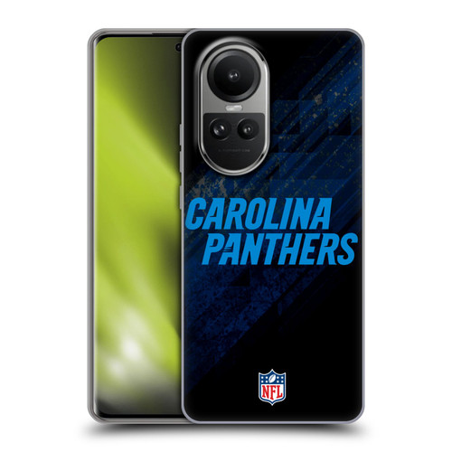 NFL Carolina Panthers Logo Blur Soft Gel Case for OPPO Reno10 5G / Reno10 Pro 5G