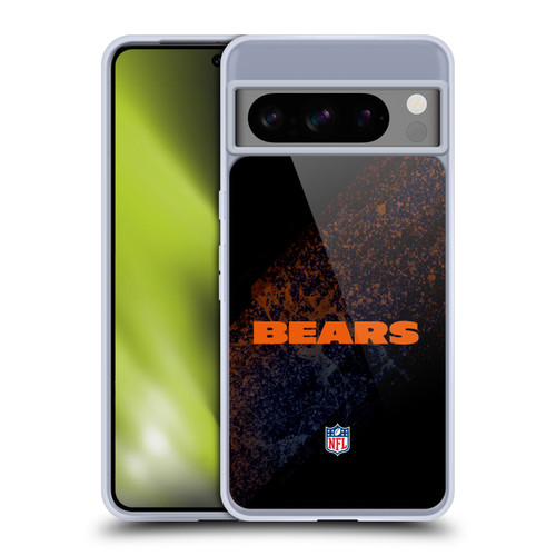 NFL Chicago Bears Logo Blur Soft Gel Case for Google Pixel 8 Pro