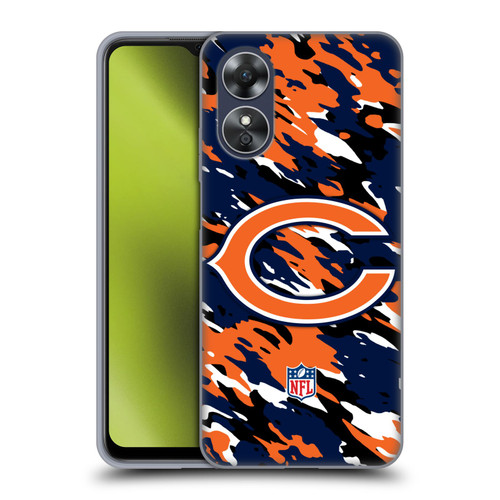 NFL Chicago Bears Logo Camou Soft Gel Case for OPPO A17