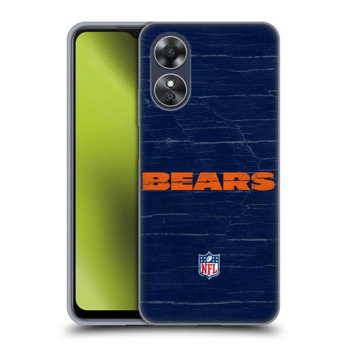 NFL Chicago Bears Logo Distressed Look Soft Gel Case for OPPO A17