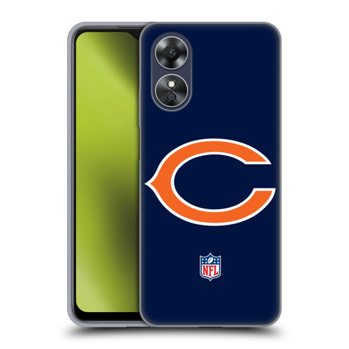 NFL Chicago Bears Logo Plain Soft Gel Case for OPPO A17
