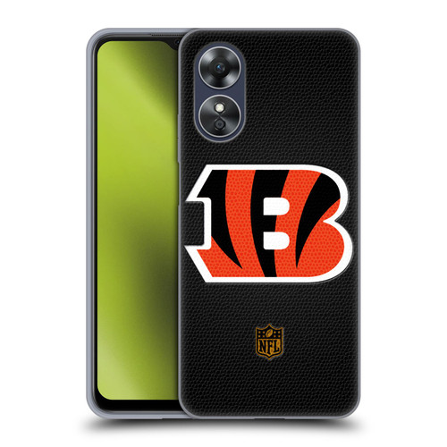 NFL Cincinnati Bengals Logo Football Soft Gel Case for OPPO A17