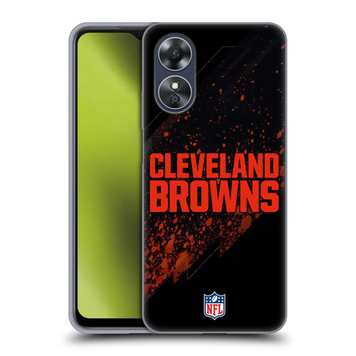 NFL Cleveland Browns Logo Blur Soft Gel Case for OPPO A17