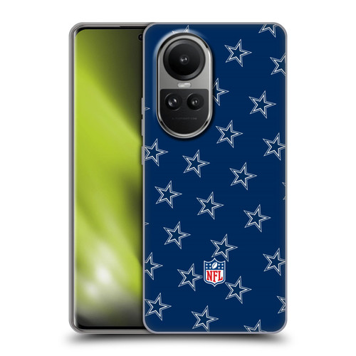 NFL Dallas Cowboys Artwork Patterns Soft Gel Case for OPPO Reno10 5G / Reno10 Pro 5G