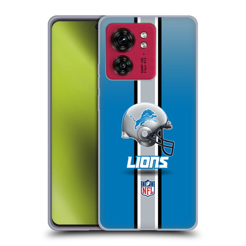 NFL Detroit Lions Logo Helmet Soft Gel Case for Motorola Moto Edge 40