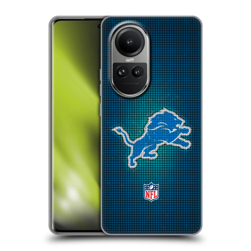 NFL Detroit Lions Artwork LED Soft Gel Case for OPPO Reno10 5G / Reno10 Pro 5G
