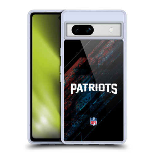 NFL New England Patriots Logo Blur Soft Gel Case for Google Pixel 7a