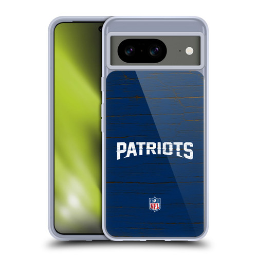 NFL New England Patriots Logo Distressed Look Soft Gel Case for Google Pixel 8 NFL New England Patriots Logo Distressed Look Soft Gel Case for Google Pixel 8