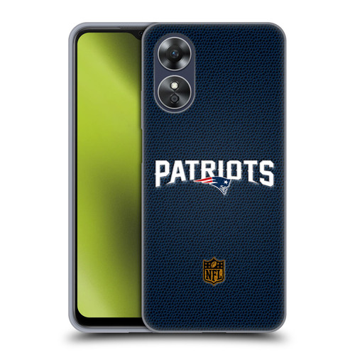 NFL New England Patriots Logo Football Soft Gel Case for OPPO A17