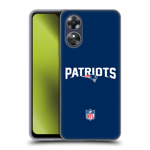 NFL New England Patriots Logo Plain Soft Gel Case for OPPO A17