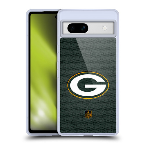 NFL Green Bay Packers Logo Football Soft Gel Case for Google Pixel 7a