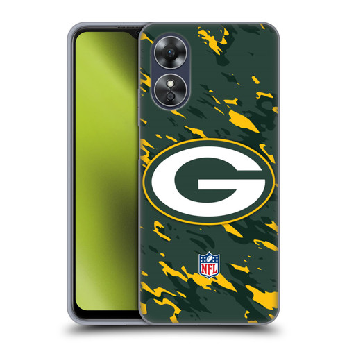 NFL Green Bay Packers Logo Camou Soft Gel Case for OPPO A17