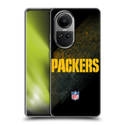 NFL Green Bay Packers Logo Blur Soft Gel Case for OPPO Reno10 5G / Reno10 Pro 5G