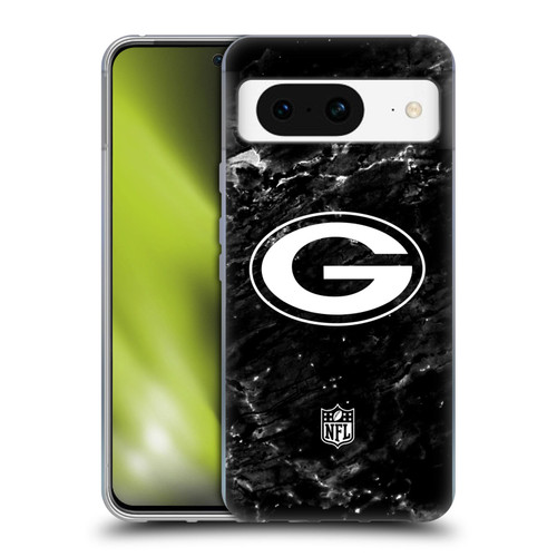 NFL Green Bay Packers Artwork Marble Soft Gel Case for Google Pixel 8