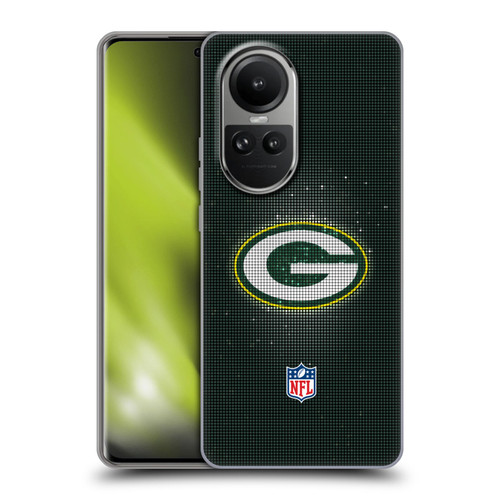 NFL Green Bay Packers Artwork LED Soft Gel Case for OPPO Reno10 5G / Reno10 Pro 5G