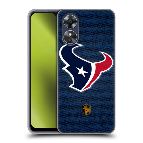 NFL Houston Texans Logo Football Soft Gel Case for OPPO A17