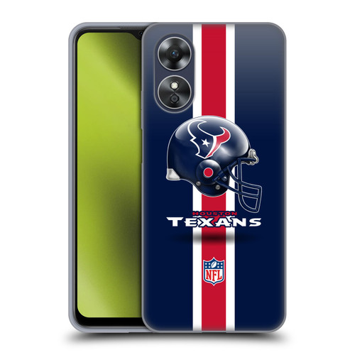 NFL Houston Texans Logo Helmet Soft Gel Case for OPPO A17