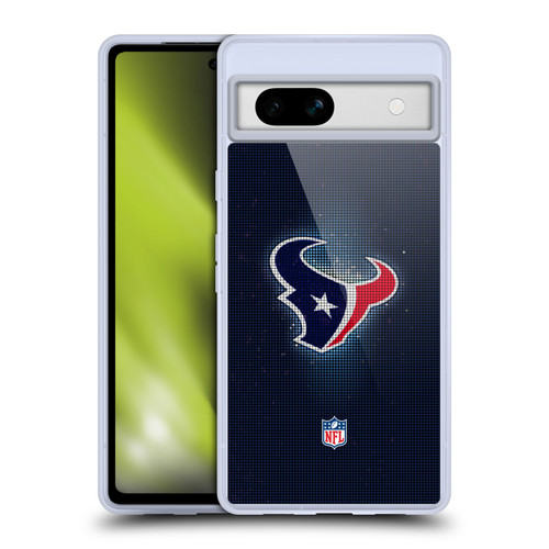 NFL Houston Texans Artwork LED Soft Gel Case for Google Pixel 7a