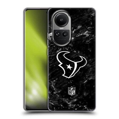 NFL Houston Texans Artwork Marble Soft Gel Case for OPPO Reno10 5G / Reno10 Pro 5G