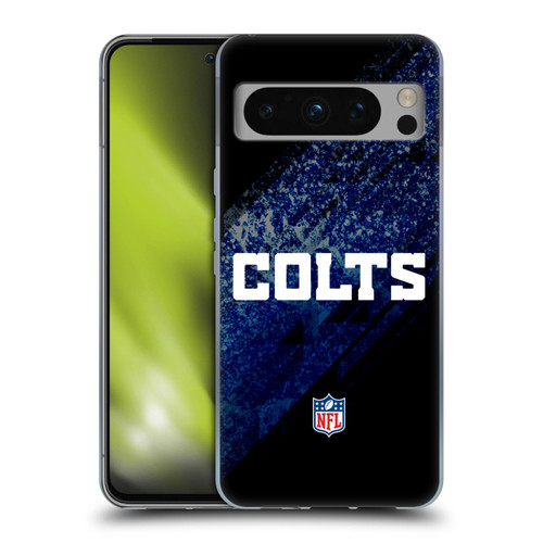 NFL Indianapolis Colts Logo Blur Soft Gel Case for Google Pixel 8 Pro