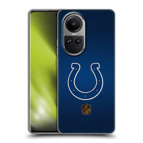 NFL Indianapolis Colts Logo Football Soft Gel Case for OPPO Reno10 5G / Reno10 Pro 5G