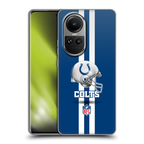 NFL Indianapolis Colts Logo Helmet Soft Gel Case for OPPO Reno10 5G / Reno10 Pro 5G