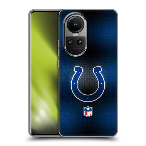 NFL Indianapolis Colts Artwork LED Soft Gel Case for OPPO Reno10 5G / Reno10 Pro 5G