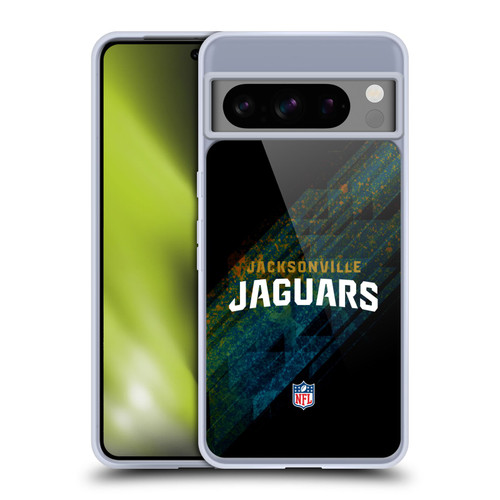 NFL Jacksonville Jaguars Logo Blur Soft Gel Case for Google Pixel 8 Pro