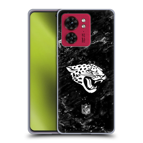 NFL Jacksonville Jaguars Artwork Marble Soft Gel Case for Motorola Moto Edge 40