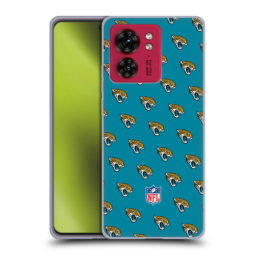 NFL Jacksonville Jaguars Artwork Patterns Soft Gel Case for Motorola Moto Edge 40