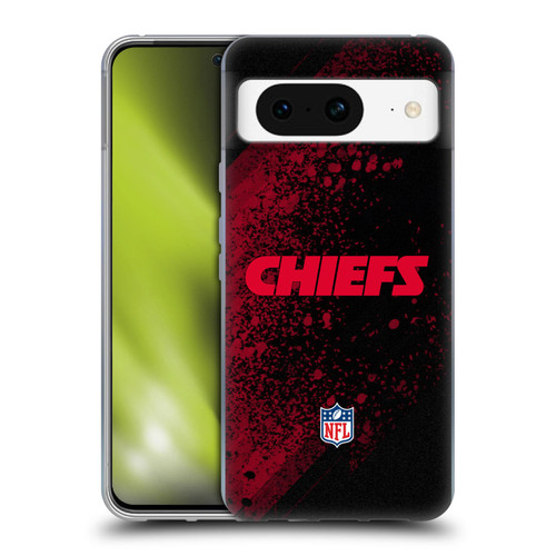 NFL Kansas City Chiefs Logo Blur Soft Gel Case for Google Pixel 8