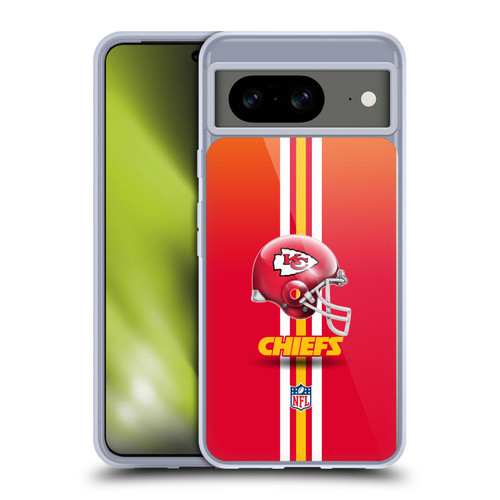 NFL Kansas City Chiefs Logo Helmet Soft Gel Case for Google Pixel 8
