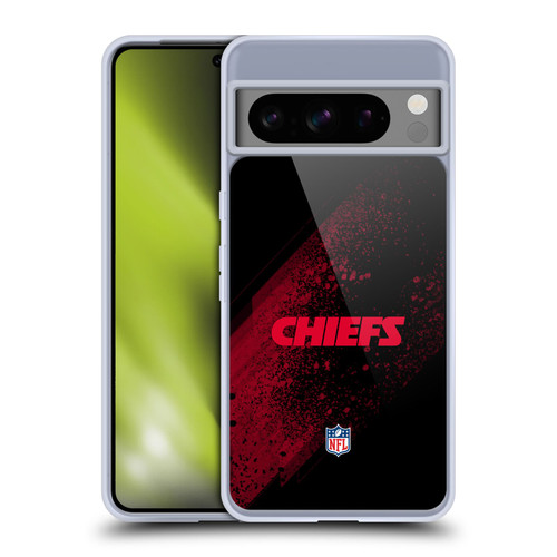 NFL Kansas City Chiefs Logo Blur Soft Gel Case for Google Pixel 8 Pro