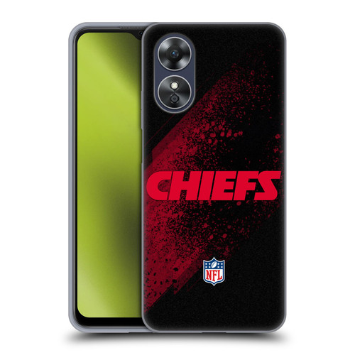 NFL Kansas City Chiefs Logo Blur Soft Gel Case for OPPO A17